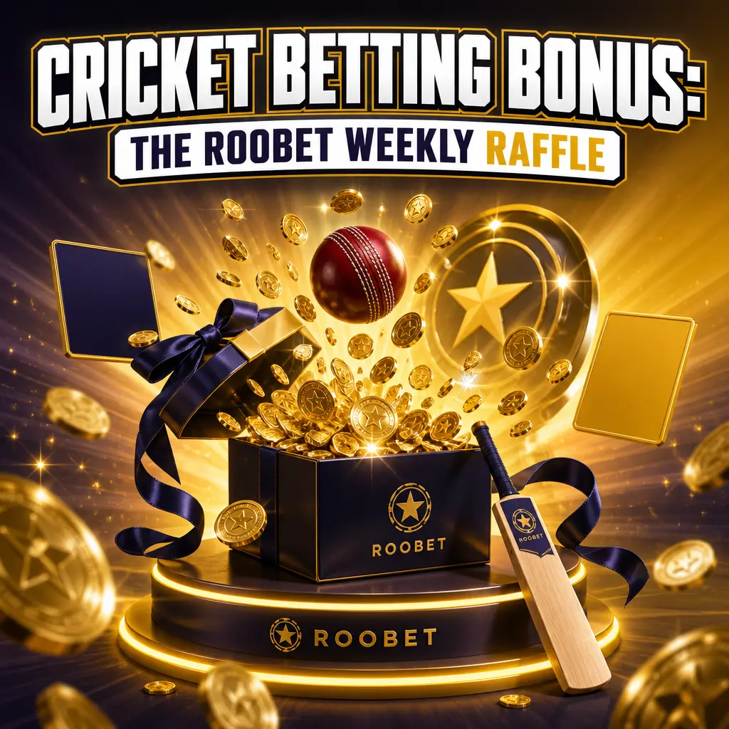 Roobet Weekly Raffle: USD 100,000 prize pool for cricket bettors on IPL, BPL, and ICC matches in India