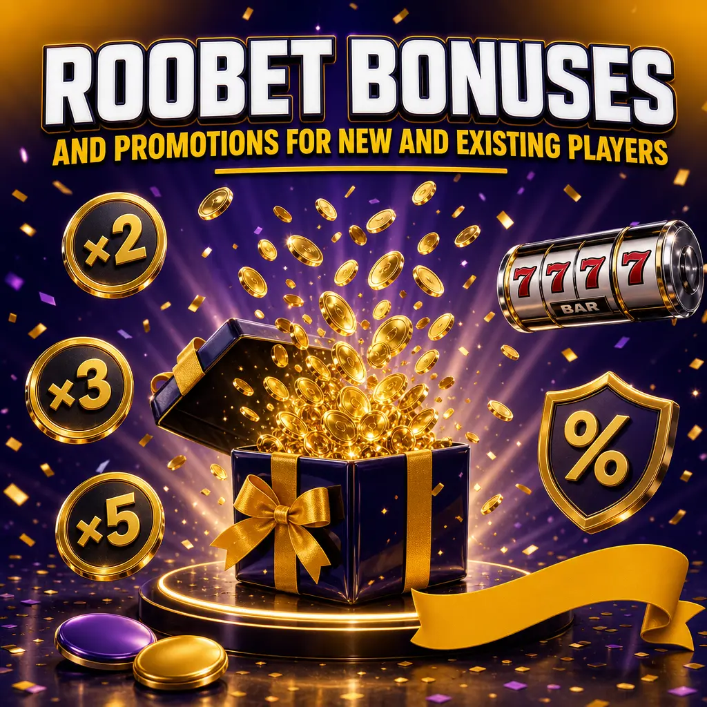 Roobet promotions overview: weekly raffle, automatic rakeback, wagering leaderboard, and VIP tiers with faster withdrawals and reload bonuses.