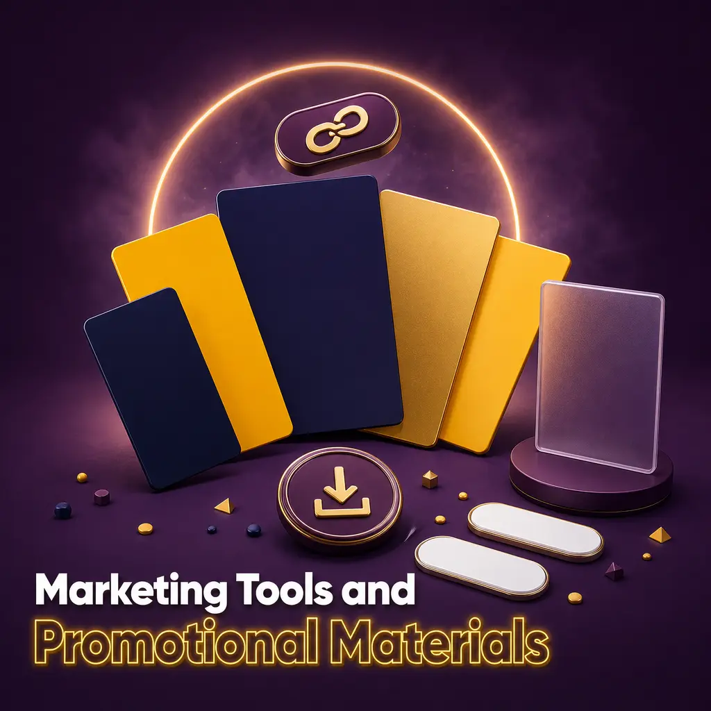 Roobet affiliate marketing tools: banner ads, localized landing pages, tracking links, and bonus codes for India.