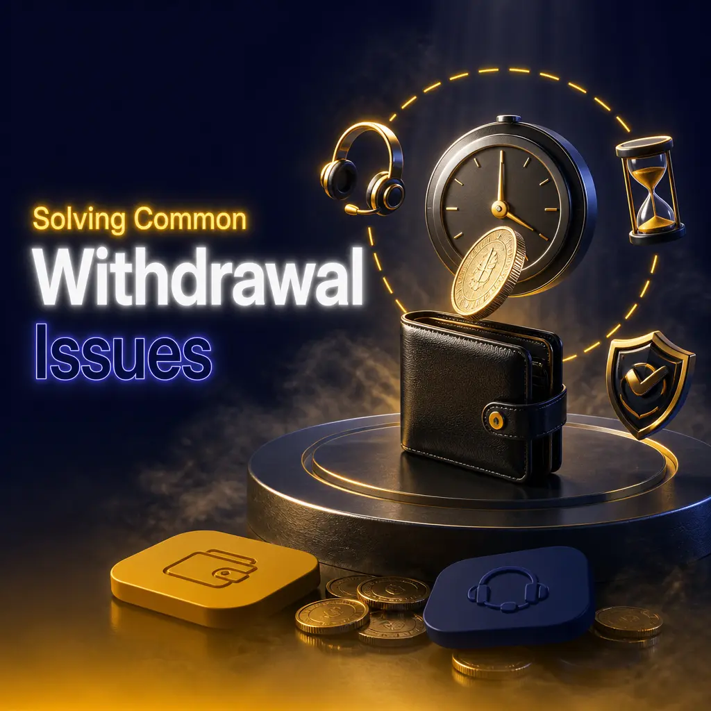Troubleshooting Roobet withdrawal delays: blockchain confirmation times, pending bonus wagering, and failed ID verification resubmission steps.