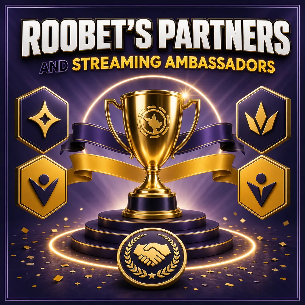 Roobet streaming partners including Trainwreckstv and Roobet Cup tournament showcased live on Twitch and Kick